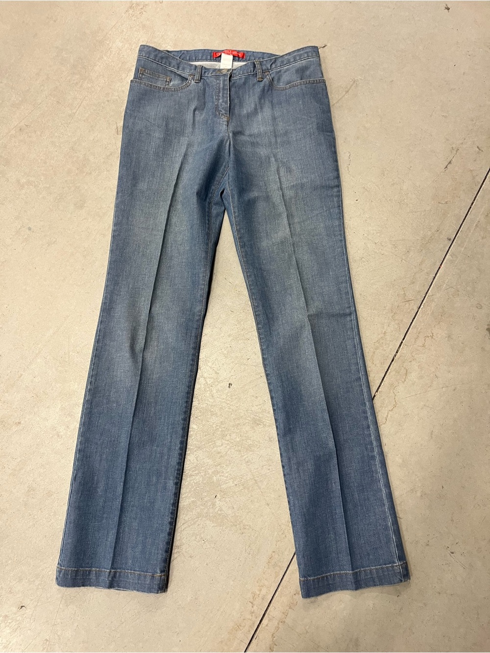 Christian Lacroix Light Wash Blue Straight-Leg Jeans